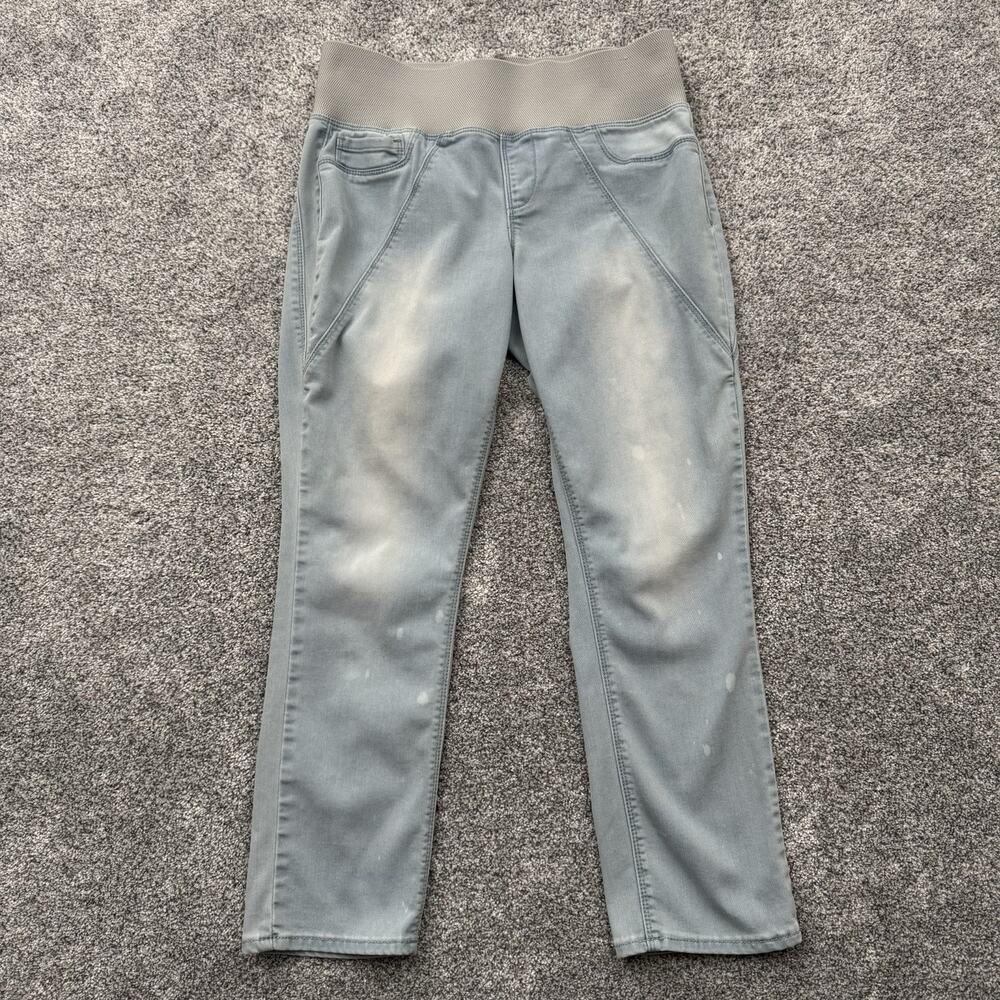 DKNY Jeans Womens Size 10 Y2K Grunge Streetwear Light Wash Faded Denim Coastal